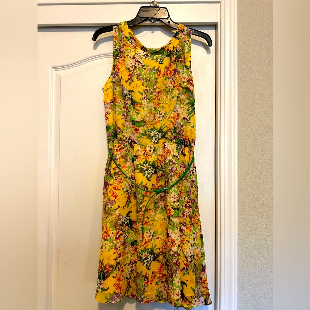 London Times floral print dress